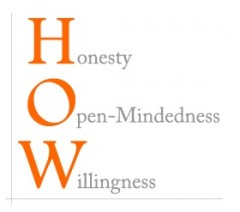 Honesty, Open Mindedness, Willingness to Make Amends