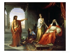 John the Baptist, Herodias & daughter, Herod