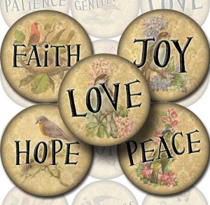 Fruits of the Spirit: Faith Hope Love Joy Peace