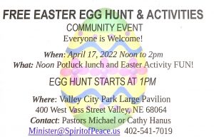 Spirit of Peace Community Easter Egg Hunt
