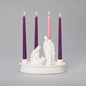 Jesus Mary Joseph and the Advent Candles