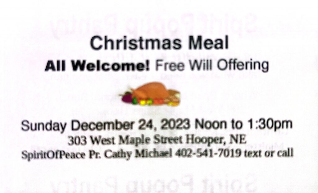 Christmas Meal 2023